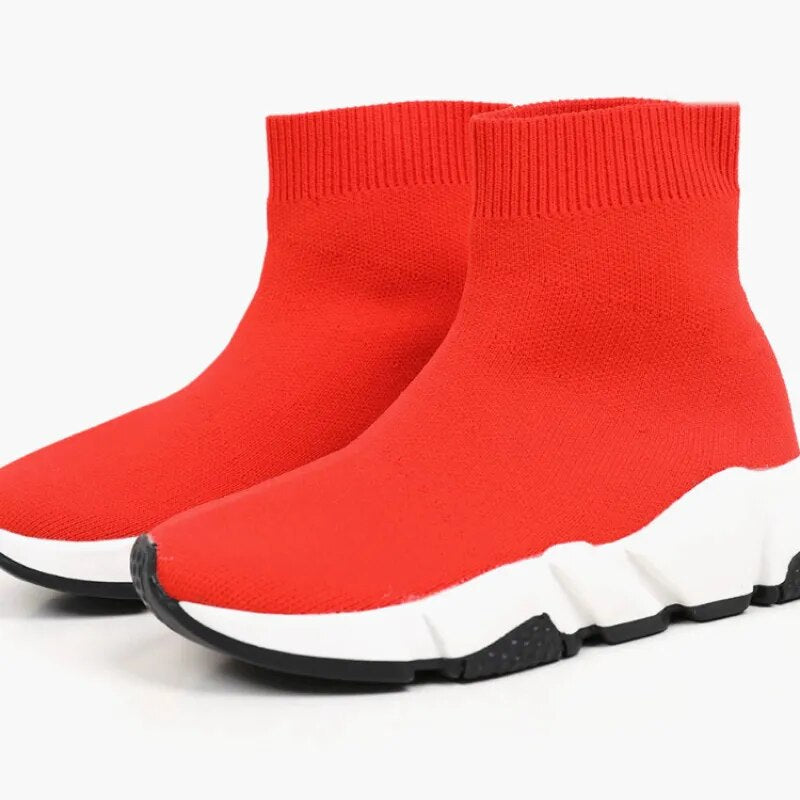 Red cheap sock sneakers